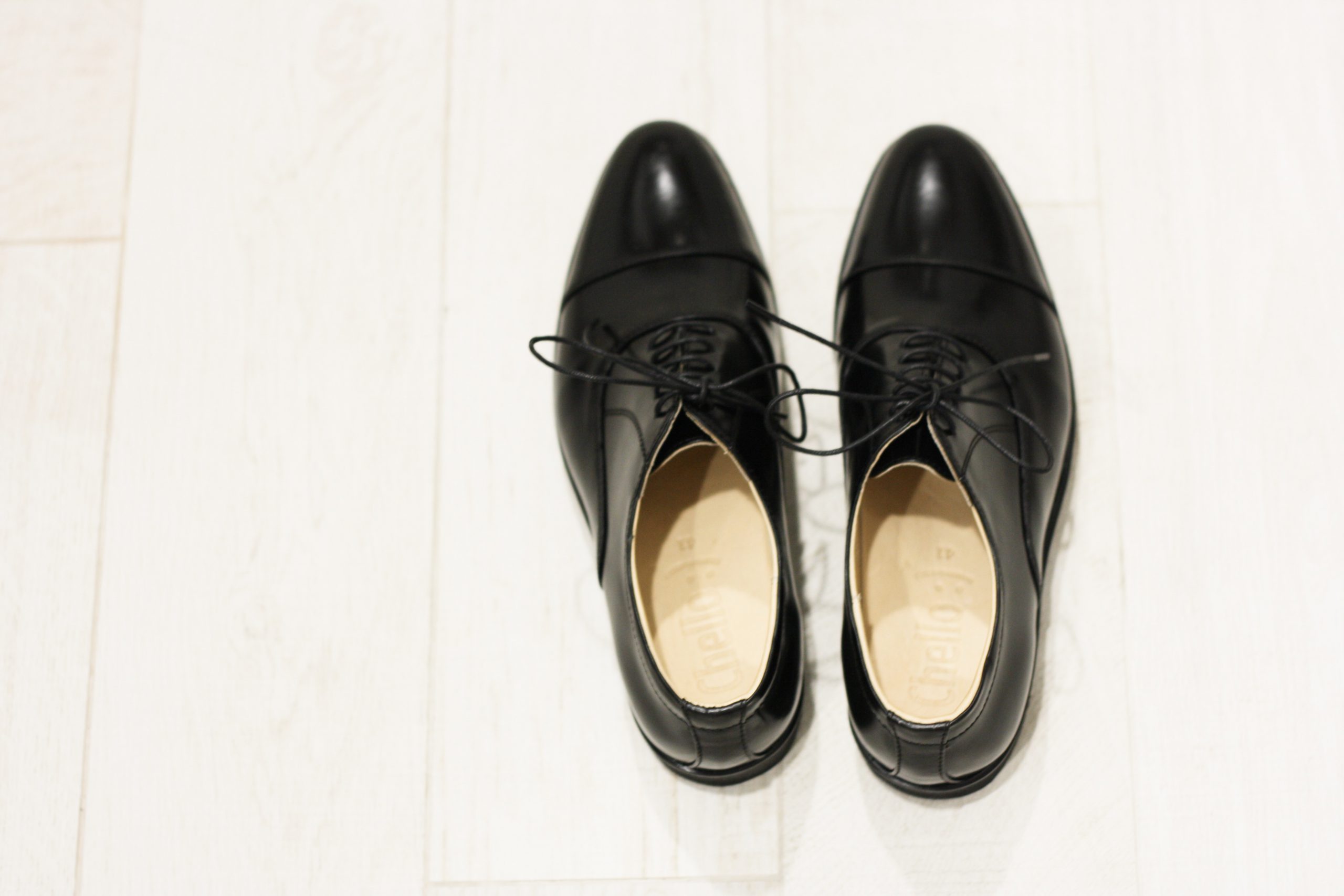 SLU049-1-1 Cap-Toe Oxford Shoes (Pilot Type) - Classic Genuine Leather ...